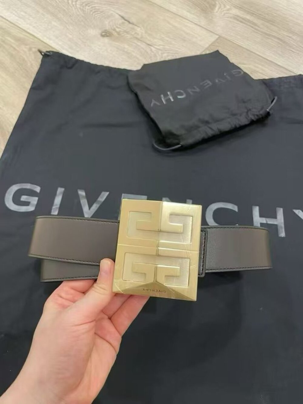 NWT Givenchy 4G Reversible Leather Belt
